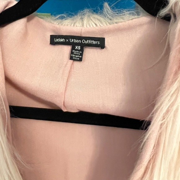 Urban Outfitters Pink Shag Jacket - Picture 2 of 2